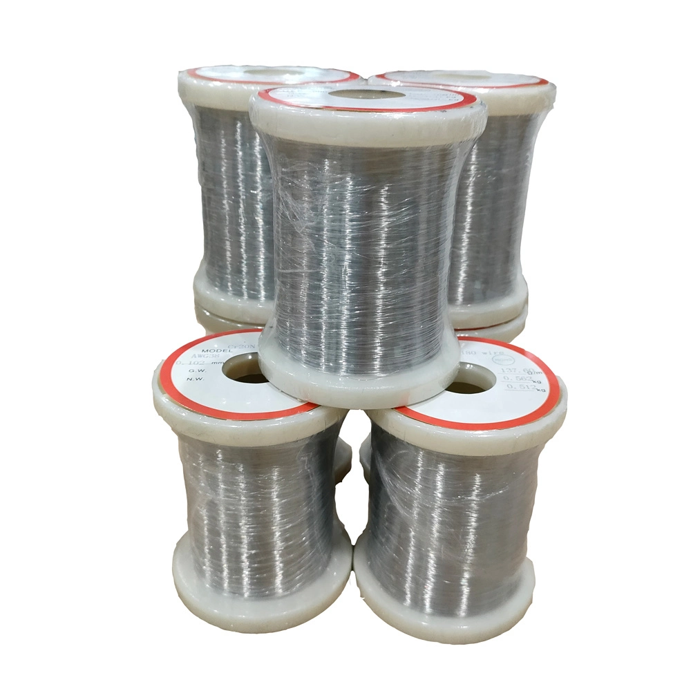 Changzhou 0.3mm Nickel Alloy Cr30ni70 Ni80cr20 Nickel Chrome/Chromium Alloy Wire Resistance Alloy Heating Wire