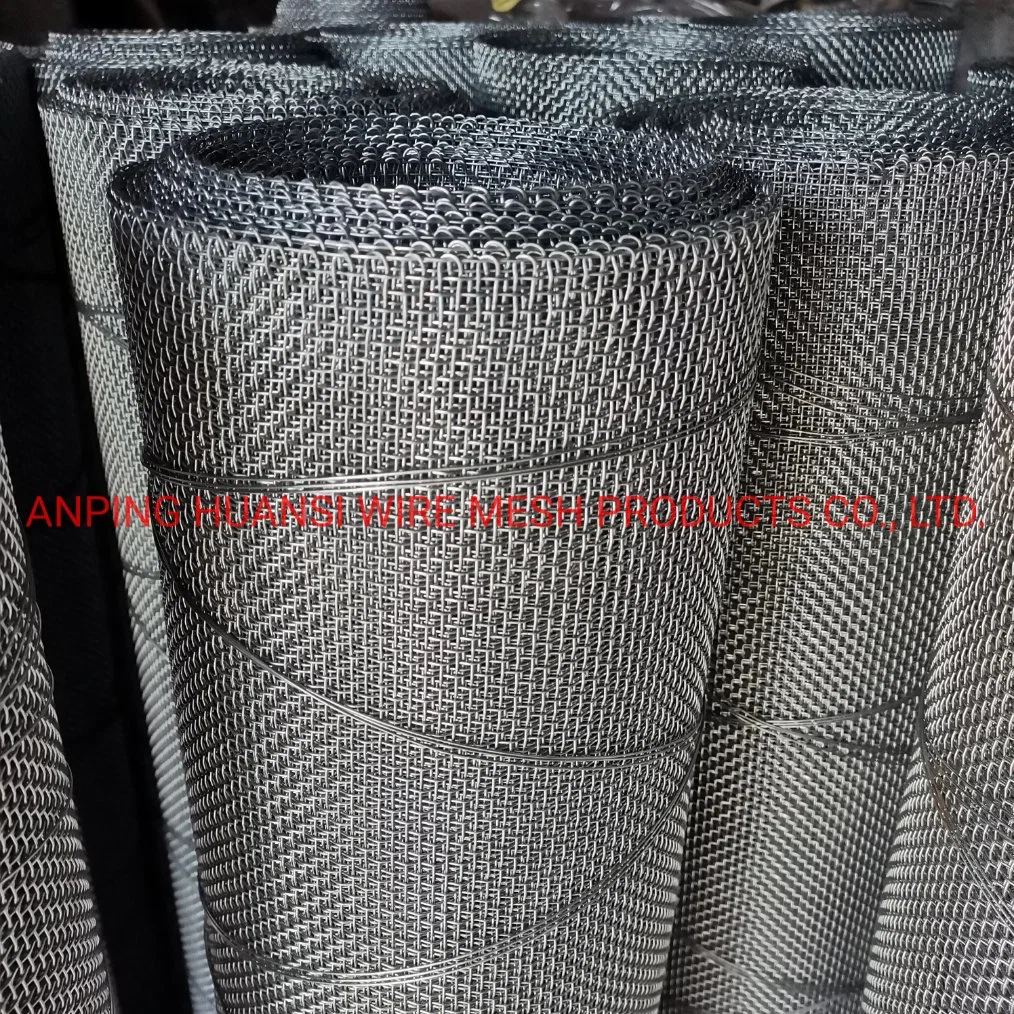 Stainless Steel/Galvanized/65mn/Copper/Titanium Crimped Wire Mesh