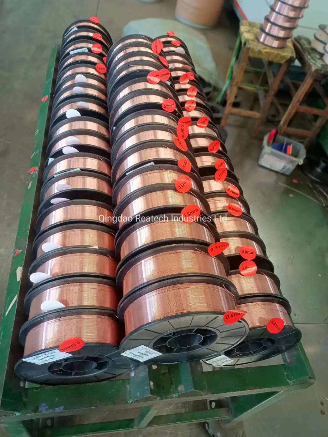 Welding Wire Er70s-6 Low Carbon Steel Copper Coated MIG Welding Wire 0.9 mm