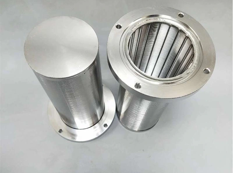 Easy Installation Cane Beer Sugar Process Stainless Steel Wrapped Welded Oil Water Well Drill Filter Separation Purifying Drum Wedge Vee Wire Mill Screen Pipe