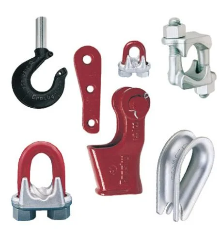 High Quality Galvanized Malleable Us Type Rigging Hardware Wire Rope Clip Safety Clamp