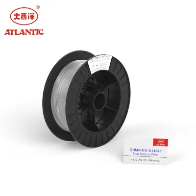 Atlántico de la soldadura soldadura por arco sumergido el cable Er4043 ER70S-6 ER70S-6 ER70S-3 Er4043 Ss Aceros Inoxidables soldadura con núcleo fundente Precio bajo los cables de 1,2mm