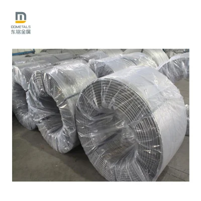 Pure Calcio Metal Solid Core Coated Wire Calcio Silicon Wire