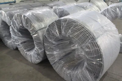 Pure Calcio Metal Solid Core Coated Wire Calcio Silicon Wire