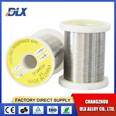 Ni80Cr20/calentamiento eléctrico/eléctrico/resistencia/Nicromio Horno de aleación de cromo níquel 8020 Cable Nicr 80/20