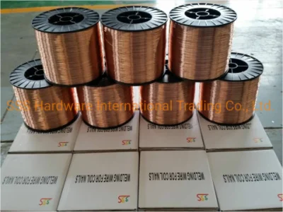 0.6/0.7/0.8mm cable de soldadura para la bobina clavos