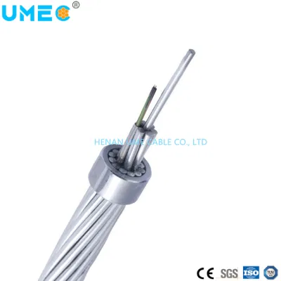 Cable de fibra óptica de trenzado El cable de masa