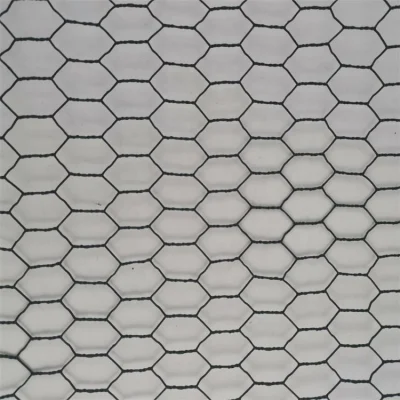 China 60 Avicultura Fabricación de redes PVC alambre material 3cm*1,25 pulgadas Cable galvanizado recubierto de PVC hexagonal 0,23mm malla de alambre galvanizado