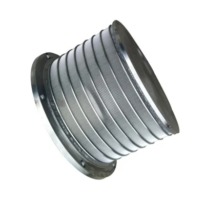 Anillo de la brida Fácil de instalar el cable de la Cuña Johnson pantallas tambor giratorio