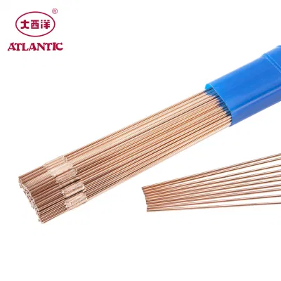 OEM ODM Obm atlántico Chg recubierto de cobre de 2,0 mm-560 Argón Arco varilla de soldadura TIG ER70S-6 Cable de soldadura