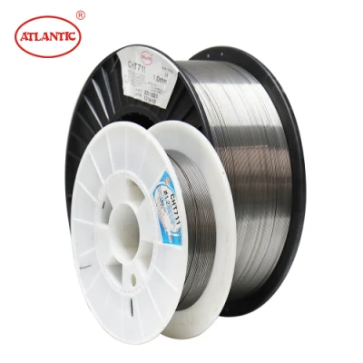 precio de fábrica del Atlántico Cht711m ordinaria E71t1-M21A0 con núcleo fundente Cable de soldadura de argón en la máquina de soldar el cable