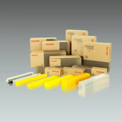 Aws E6013 E7018 6011 Acero al Carbono Acero Inoxidable Hierro Fundido Varillas Recubiertas Electrodo de Soldadura en Posición Todas