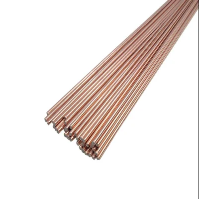 TIG-J50 Er50-6 ER70S-6 alambre de soldadura de arco de argón de acero al carbono 1,0/1,2/1,6/2,0/2,5mm