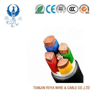  0.6/1kv 4x35mm2, Conductor de cobre con aislamiento XLPE de acero inoxidable de doble cinta de PVC Sheahthed Anti-Termite blindados Sta el cable de alimentación