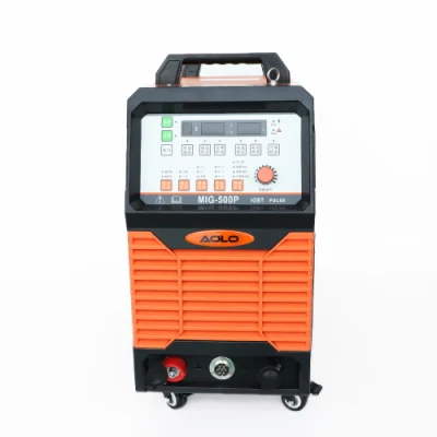  Aire/agua de refrigeración por impulsos MIG-350p máquina de soldadura para acero dulce/inoxidable y. Soldadura de aluminio