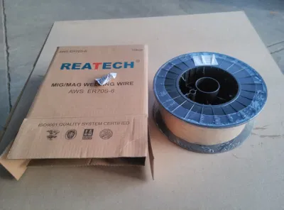 China ER70S-6 de 0,6 mm cable de soldadura de CO2 /0,8 /1mm /1.2mm y 1.6mm disponibles