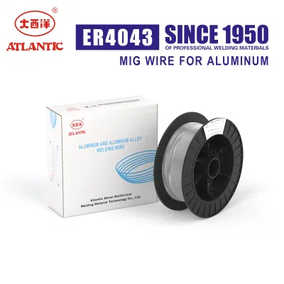 Atlántico de la soldadura soldadura por arco sumergido el cable Er4043 ER70S-6 ER70S-6 ER70S-3 Er4043 Ss Aceros Inoxidables soldadura con núcleo fundente Precio bajo los cables de 1,2mm