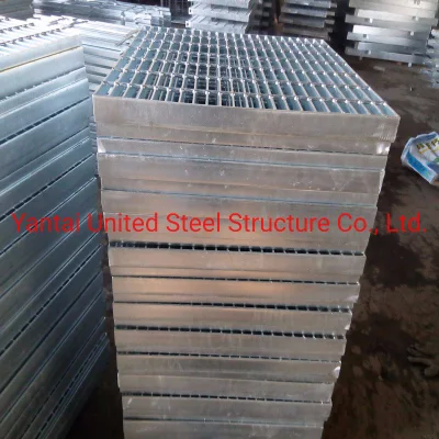  Fábrica de Yantai muestra gratuita de materiales de construcción Q235 Rejilla de acero galvanizado rejilla de alambre soldado /la cuña de acero inoxidable rejilla suelo /Bar enrejado galvanizado gra