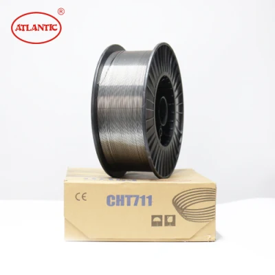 precio de fábrica del Atlántico Cht711m ordinaria E71t1-M21A0 con núcleo fundente Cable de soldadura de argón en la máquina de soldar el cable