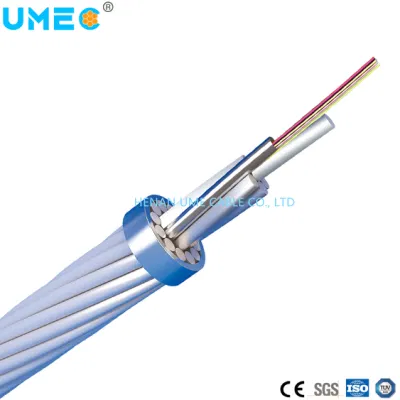 Cable de fibra óptica de trenzado El cable de masa