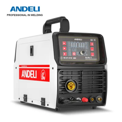 Máquina de soldadura Semi-automática Andeli 110V/220V MCT-416 MIG TIG MMA Cut Soldadora multifuncional soldadora MIG de soldadura sin gas 4 en 1