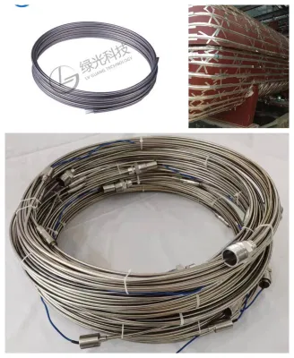 220V cable de calentamiento de acero inoxidable, tubería de aceite anticongelación