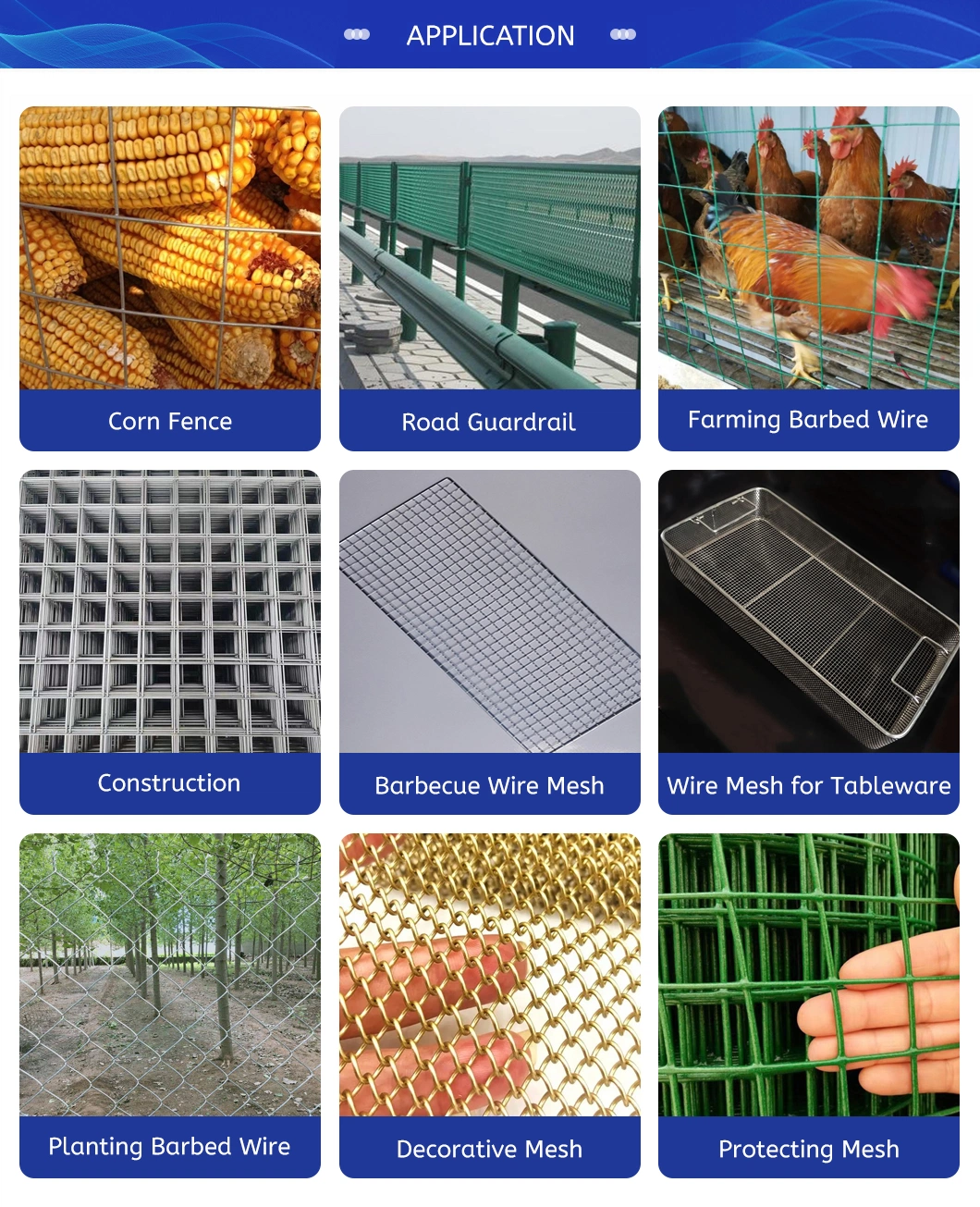 Factory Direct Sell 11 Gauge Galvanized Welded Wire Mesh/ Non Galvanized Welded Wire Mesh Fencing/ 8 Gauge Galvanized 2 X 2 Welded Wire Mesh