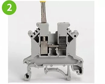 Wire Terminal Blocks Universal UK6n 24-10AWG DIN Rail Lug Plate Wiring Cable Connection Copper Terminals