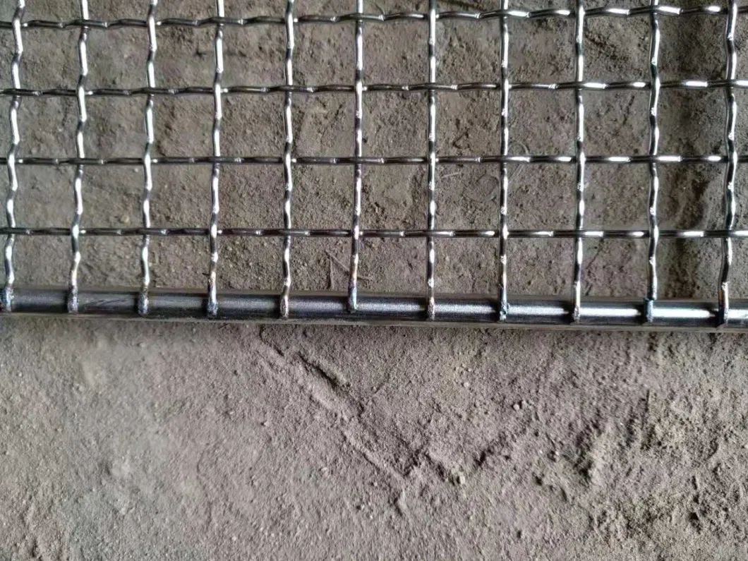 Galvanized/Stainless Steel Crimped Wire Mesh for Viberating Crusher Screen