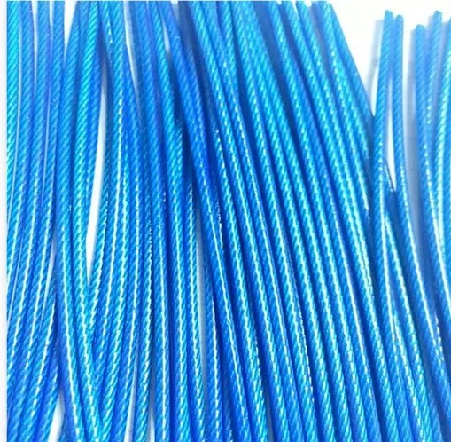 3mm PVC Coated Stainless Steel Wire Rope Steel Cable