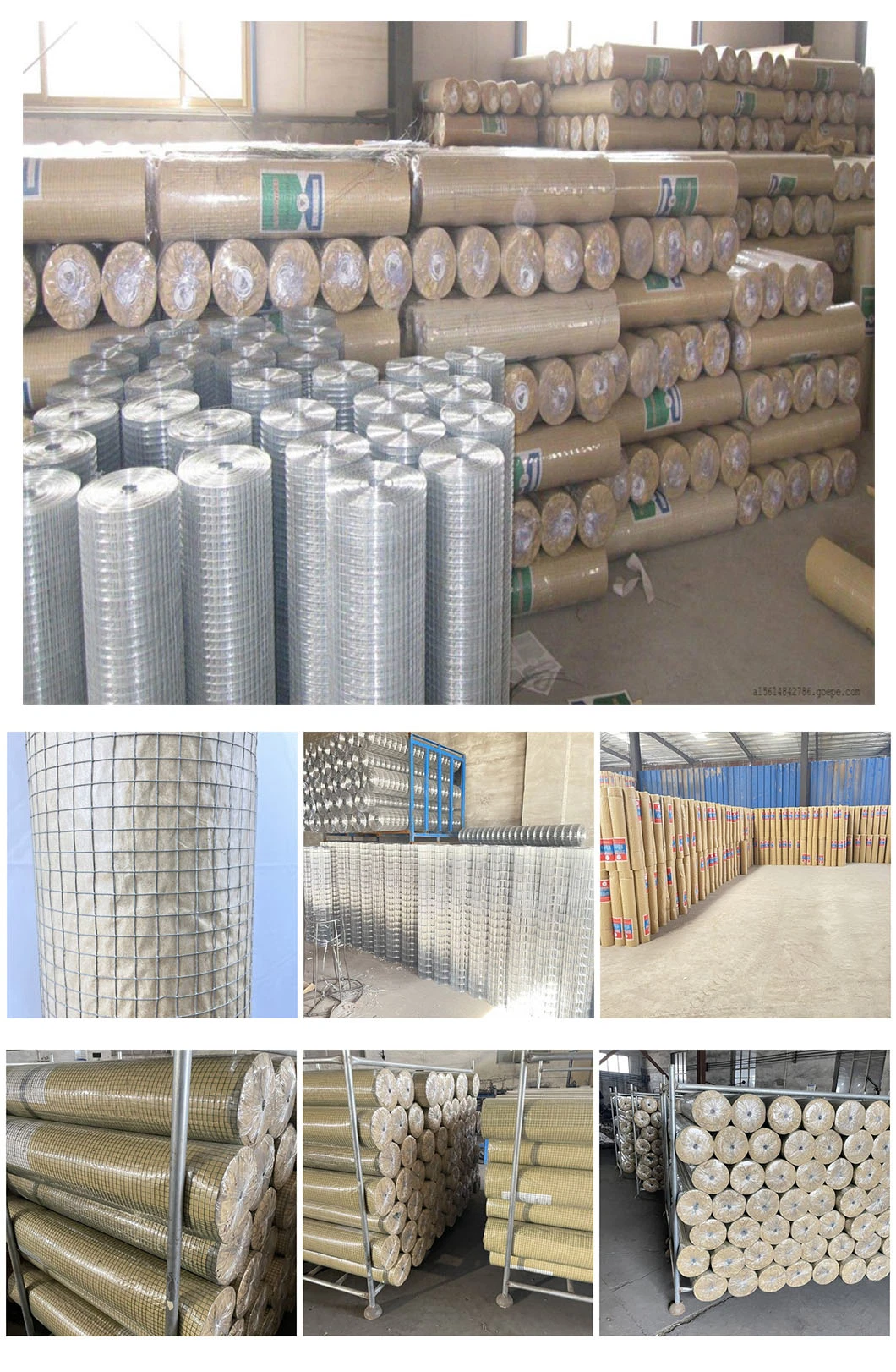 Inch 10 Gauge Galvanized 6X6 Reinforcing Welded Wire Mesh