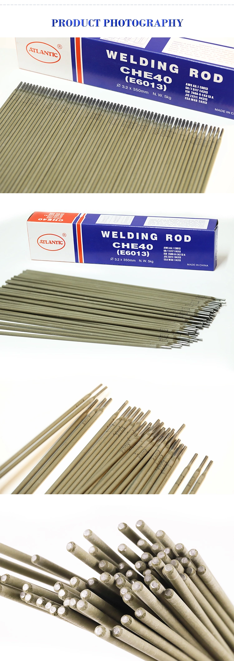 Atlantic Welding &amp; Soldering Supplies Welding Rod Aws Smaw Shipping 2mm - 5.8mm J421 Welding Electrode E6013