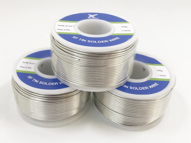 100g Tin Silver Solder Wire with Flux Sn99AG0.3cu0.7 1mm