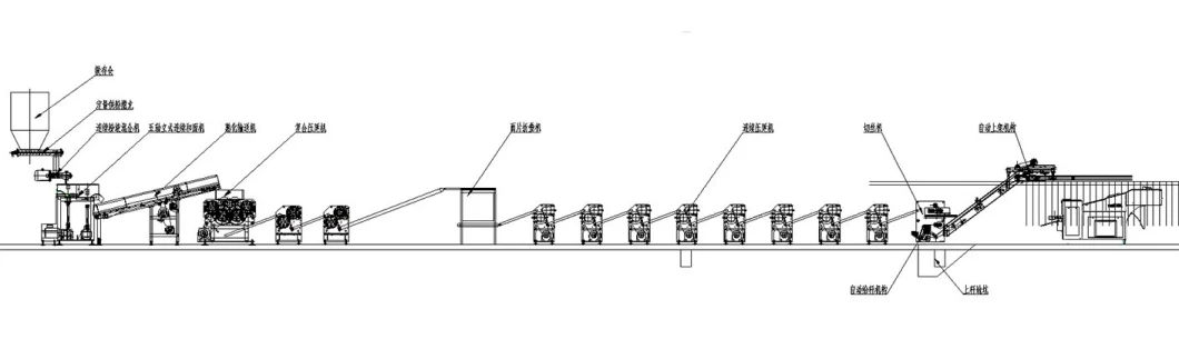 304 Stainless Steel Automatic Stick Noodle Production Line