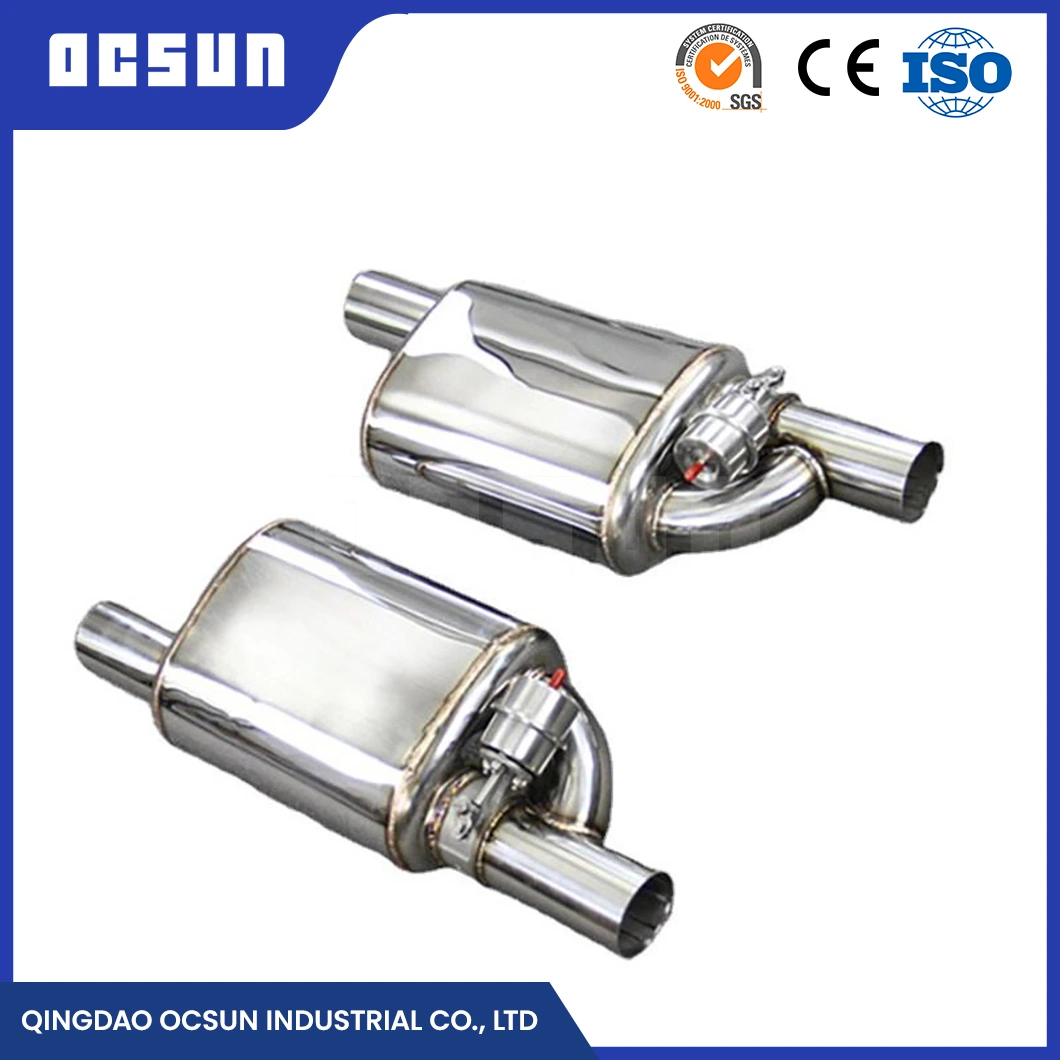 Ocsun Ready to Ship Aluminized/Mild Steel Material Automobile Exhaust Mufflers Suppliers China Exhaust Fan Silencer