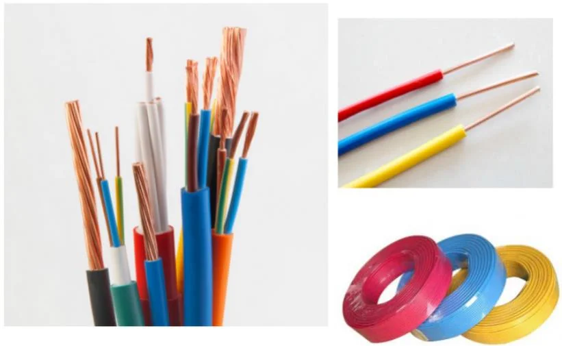 PVC Double Insulated Single Copper Core Electric Wire 2.5mm 4mm 6mm