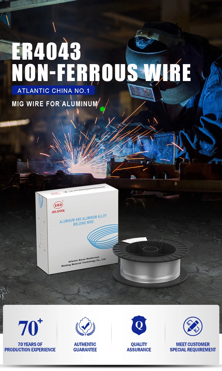 Atlantic Copper Coated Wire MIG Welding Wire Er4043 Stainless Steels Flux Cored Welding Wires Low Price