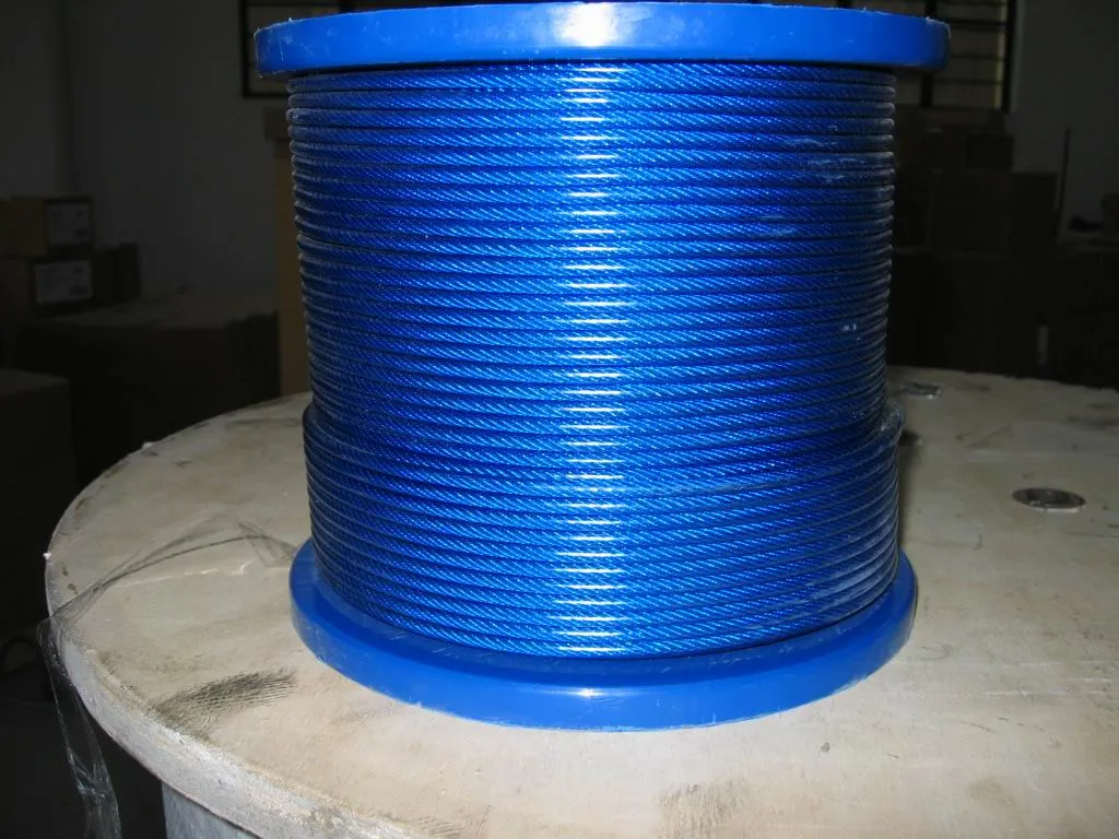 3mm PVC Coated Stainless Steel Wire Rope Steel Cable