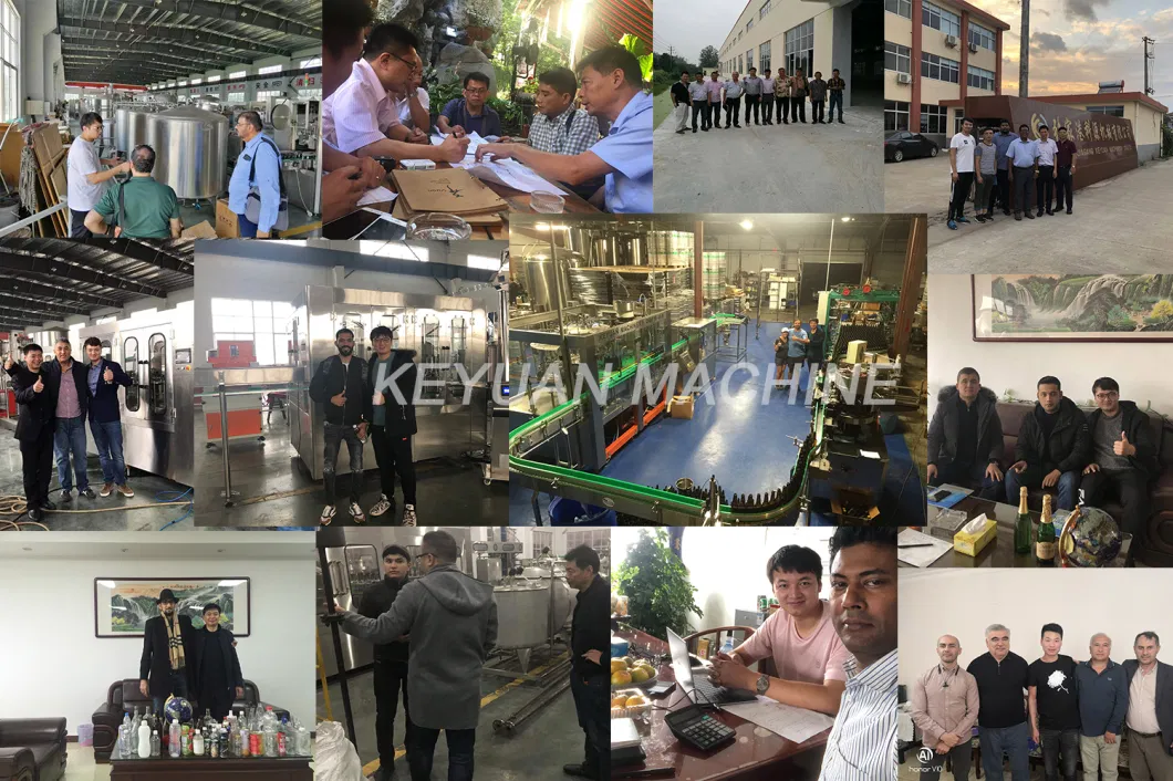 Keyuan Fully Automatic 4000bph Stainless Steel Glass Bottle Beer Filling Machine Bottling Line Equipment Price