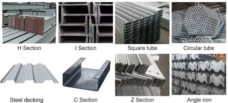 Domestic Professional Manufacturers Directly Sell Various Prefabricated Steel Structure Materials