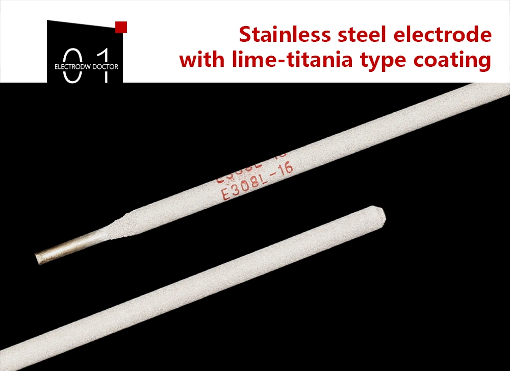 Welding Rod A002 Stainless Steel Electrode E308L-16 2.5/3.2/4.0mm Manufacturer OEM Rutile Coated Pressure Welding Electrode