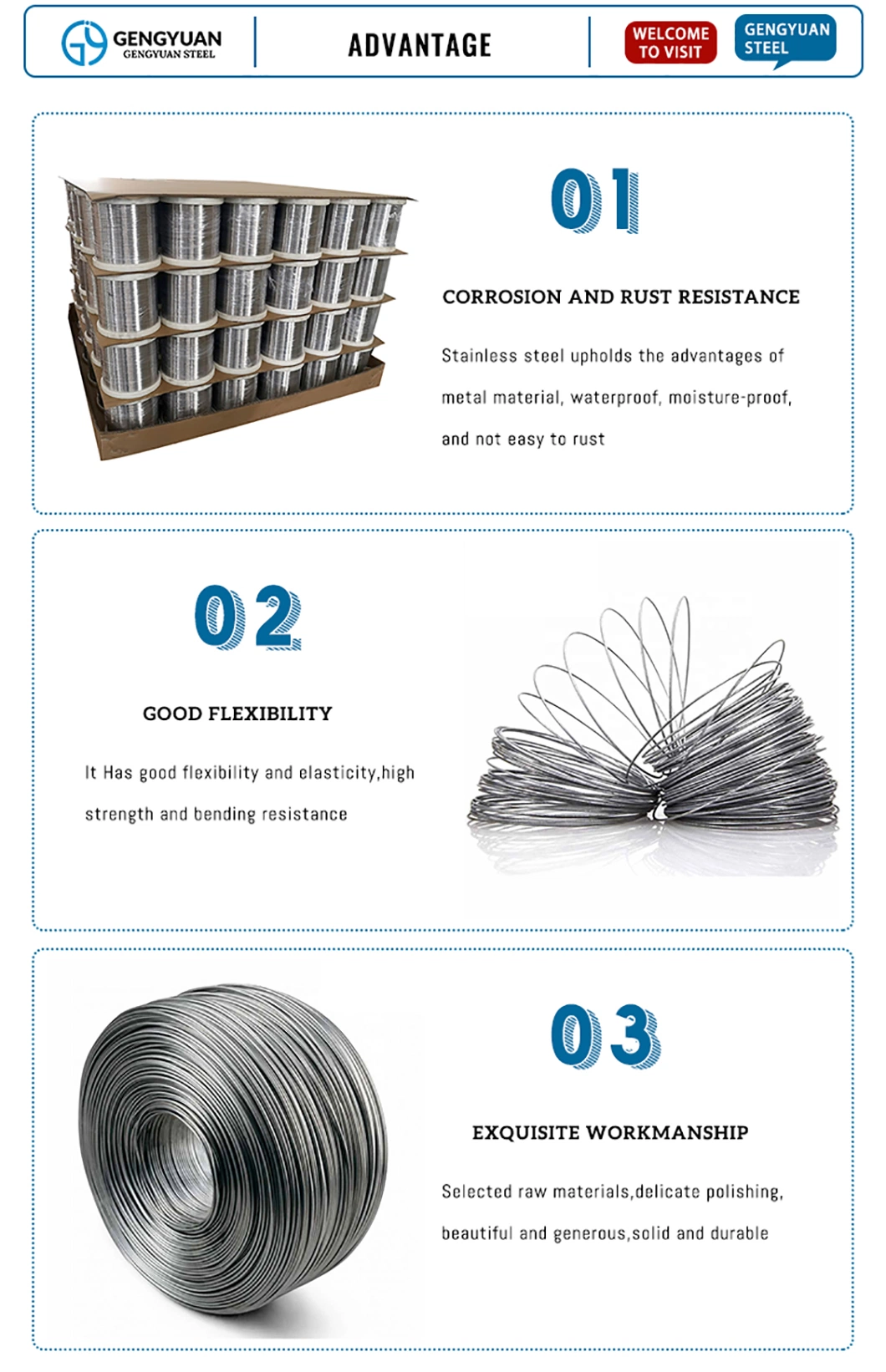 Best Selling Various Specifications AISI ASTM Stainless Steel Welding Wire for Sale