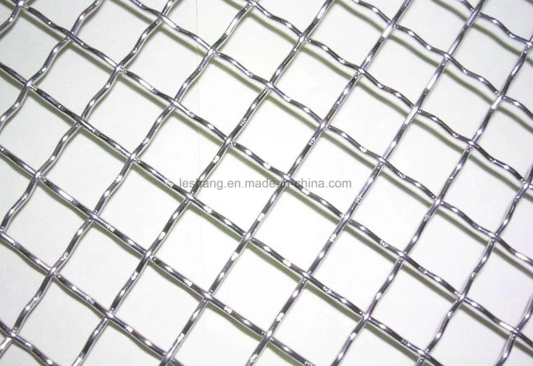 Galvanized/Stainless Steel Crimped Wire Mesh for Viberating Crusher Screen