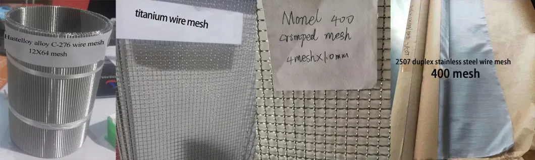 Galvanized/Mild Steel / Stainless Steel Woven Wire Mesh for Filtering Mesh