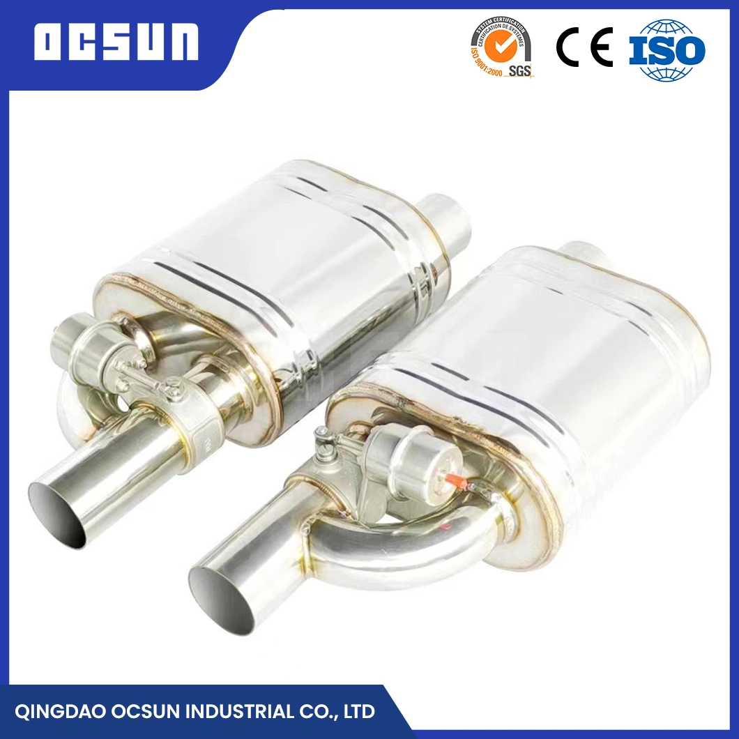 Ocsun Ready to Ship Aluminized/Mild Steel Material Automobile Exhaust Mufflers Suppliers China Exhaust Fan Silencer