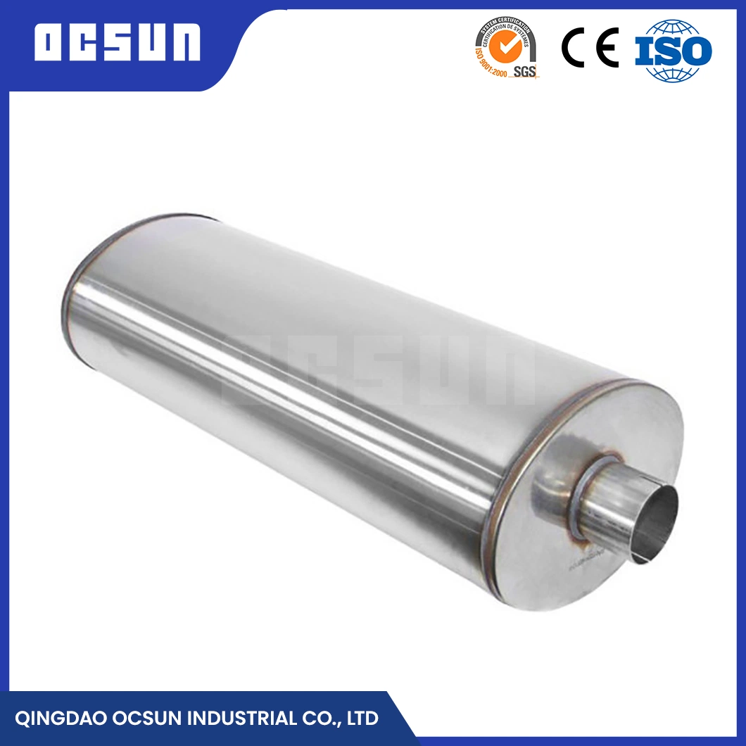 Ocsun Ready to Ship Aluminized/Mild Steel Material Automobile Exhaust Mufflers Suppliers China Exhaust Fan Silencer