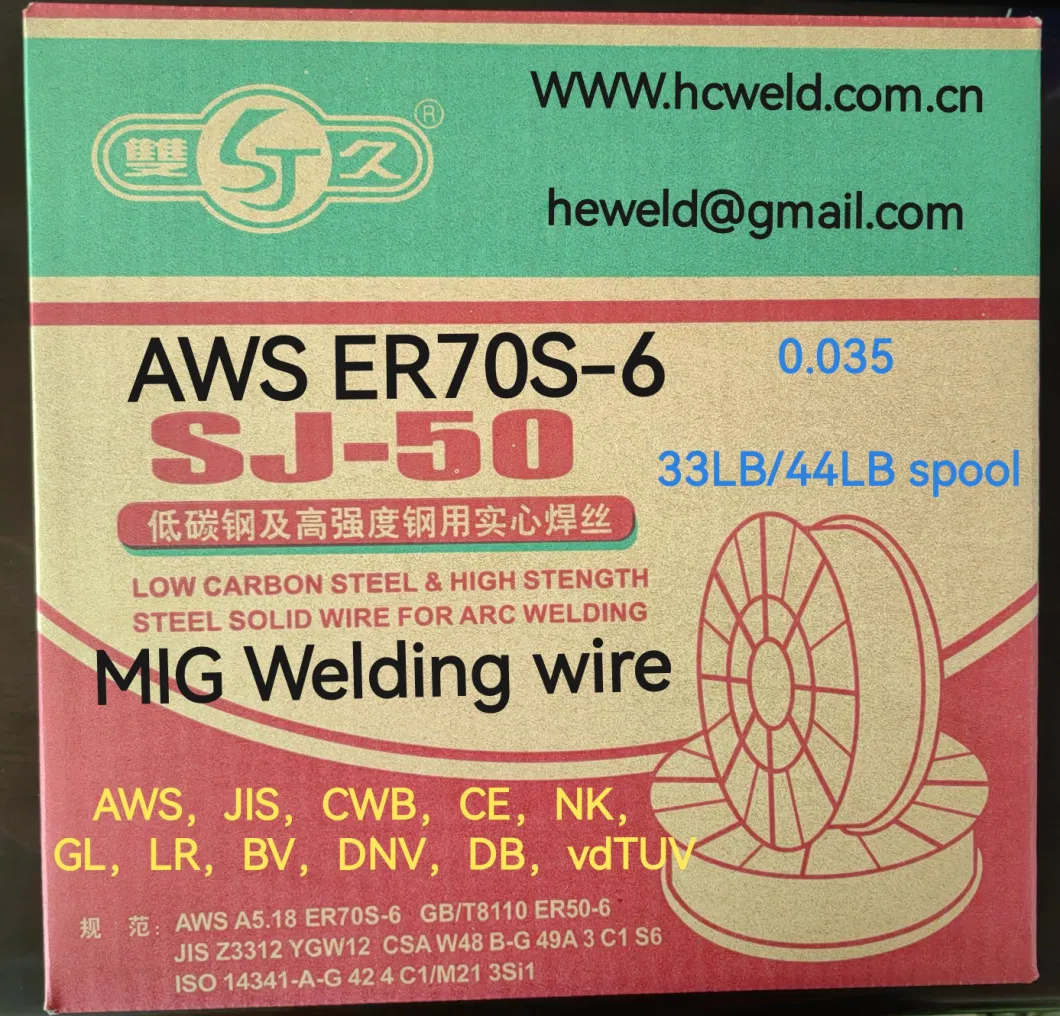 ABS Certificated MIG Welding Wire Er70s-6 (SJ-50) 0.035