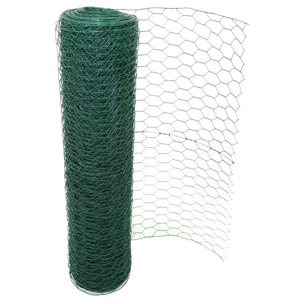 Leadwalking Mild Steel Wire Material PVC Coated 36 X 150 Poultry Netting Manufacturing China 4 Inch Mesh Coated Hexagonal Galvanized Iron Wire Mesh