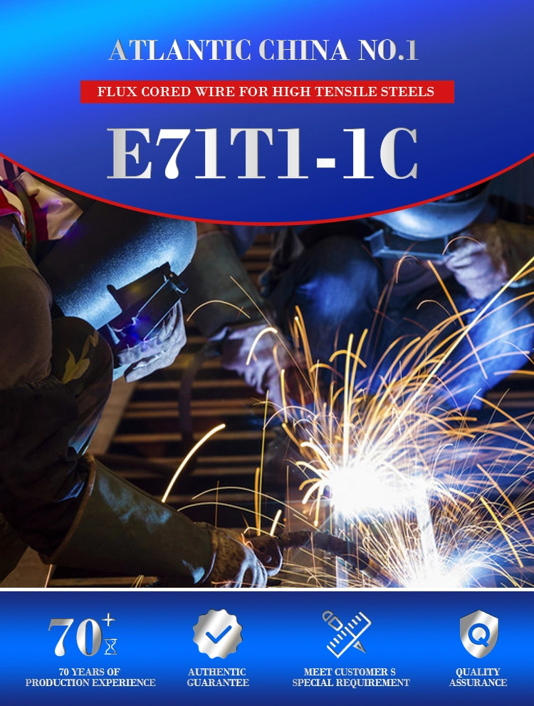 Atlantic E71t1-1c Ss Stainless Steels Flux Cored Welding Wires