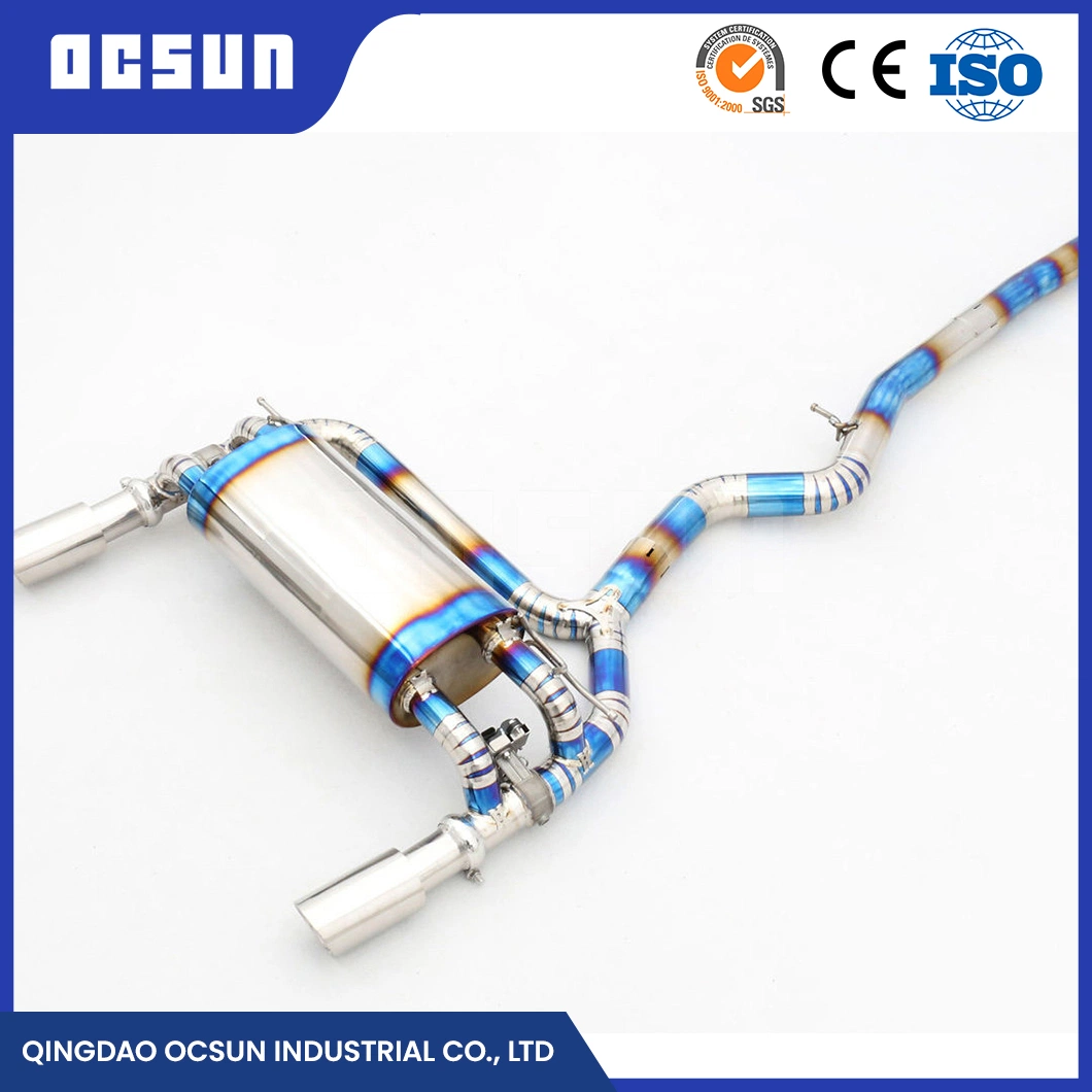 Ocsun Ready to Ship Aluminized/Mild Steel Material Automobile Exhaust Mufflers Suppliers China Exhaust Fan Silencer